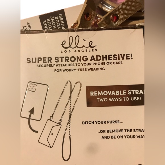 Ellie Los Angeles Phone Pocket Crossbody Gold/rose gold - Picture 8 of 8